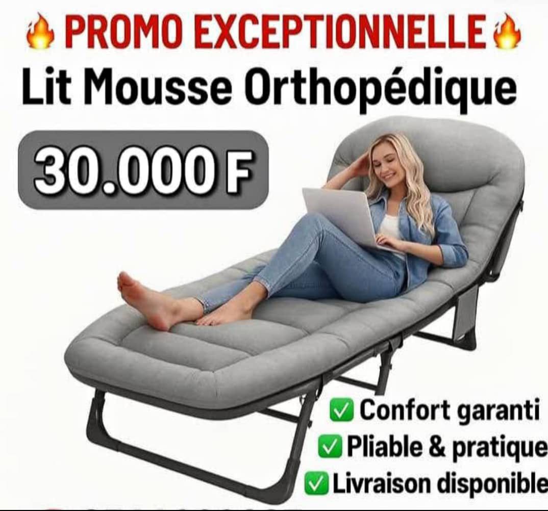 Lit pickot orthopédique,de haute qualité, parfait pour le repos ,les massages où même les patients, offrez-vous un sommeil.
