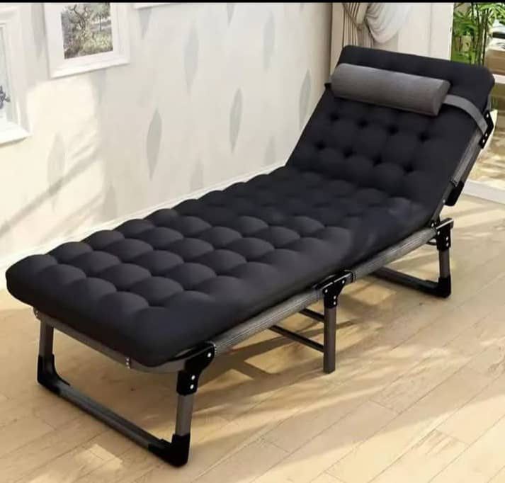 Lit pickot pliable avec mousse ,cadre en métal , lit orthopédique, multifonctionnel réglable, solides transporter facilement, lit rembourré.